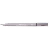 Fineliner uni-ball pin brush fijn lichtgrijs | 12 stuks