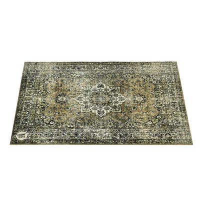 DRUMnBASE Vintage Persian Stage Rug Groen (130 cm x 90 cm)