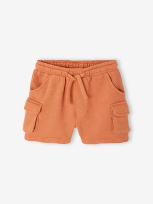 Kort stijlvol babypakje in getextureerde fleece hazelnoot