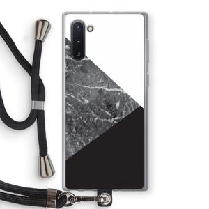 Combinatie marmer: Samsung Galaxy Note 10 Transparant Hoesje met koord