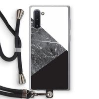 Combinatie marmer: Samsung Galaxy Note 10 Transparant Hoesje met koord
