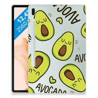 Samsung Galaxy Tab S7FE Tablet Back Cover Avocado Singing - thumbnail
