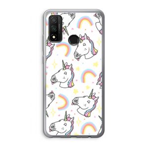 Rainbow Unicorn: Huawei P Smart (2020) Transparant Hoesje