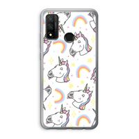 Rainbow Unicorn: Huawei P Smart (2020) Transparant Hoesje