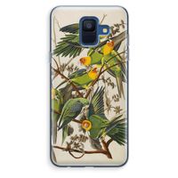 Carolinaparkiet: Samsung Galaxy A6 (2018) Transparant Hoesje