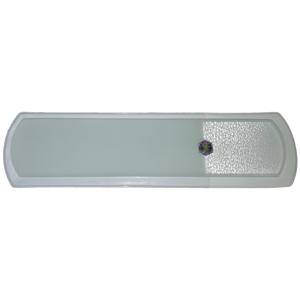 Malteser Pedicureschaaf glas 16,5cm met 2 vijlvlakken
