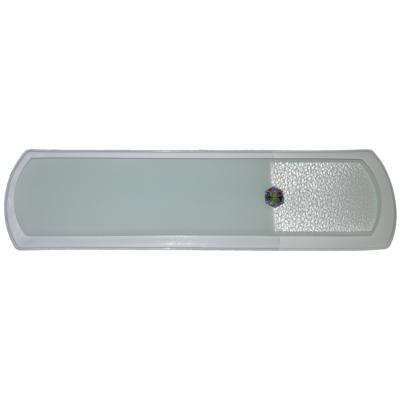 Malteser Pedicureschaaf glas 16,5cm met 2 vijlvlakken