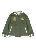 Stella McCartney Kids veste bomber à broderies - Vert - thumbnail