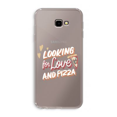 Pizza is the answer: Samsung Galaxy J4 Plus Transparant Hoesje