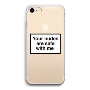 Safe with me: iPhone 7 Transparant Hoesje