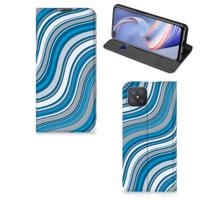 OPPO Reno4 Z 5G | Hoesje met Magneet | Waves Blue