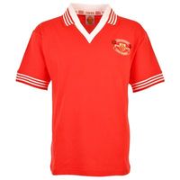 Manchester Reds Retro Voetbalshirt 'Centenary' 1978-1979 - thumbnail