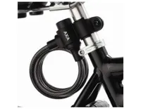 Spiraalkabelslot AXA Rigid 180/8 met framehouder - zwart (op kaart)