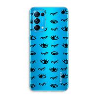 Eye pattern #2: Oppo Find X3 Lite Transparant Hoesje