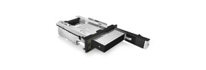 ICY BOX IB-166SSK-B Inbouwframe voor 1x 3,5" SATA/SAS HDD wisselframe 5.25" bay