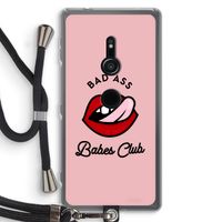 Badass Babes Club: Sony Xperia XZ2 Transparant Hoesje met koord