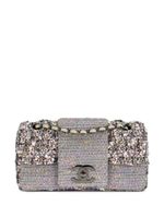 CHANEL Pre-Owned sac porté épaule Jumbo Tweed Classic Flap (2004) - Gris