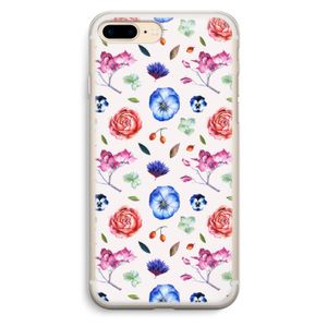 Bloemetjes: iPhone 7 Plus Transparant Hoesje