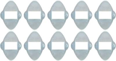 Sks spatbord rubber transparant per 10 stuks
