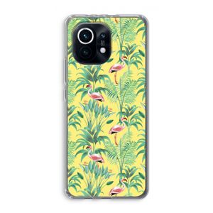Flamingo party: Xiaomi Mi 11 Transparant Hoesje