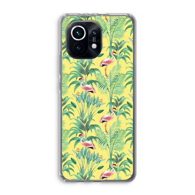 Flamingo party: Xiaomi Mi 11 Transparant Hoesje