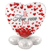 Ik hou van jou ballon cadeau