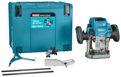 Makita XGT 40 V Max Bovenfrees | met AWS zender | Zonder accu`s en lader | in Mbox - RP001GZ02
