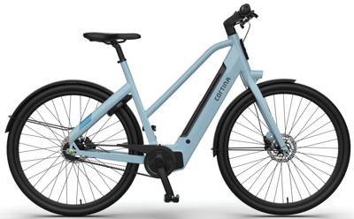 Cortina E-Blau Damesfiets 28 inch 50cm DB8 belt
