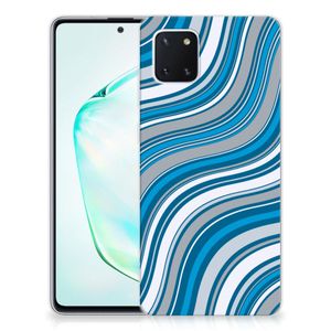 Samsung Galaxy Note 10 Lite TPU bumper Waves Blue