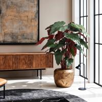 Philodendron XL kunstplant Deluxe 120cm Burgundy