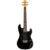 Flight Rock Series Mini Bass Lite Black elektrische basgitaar