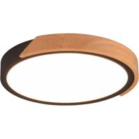 LED Plafondlamp 20W - Dimbaar Warm Wit 3000K - Mat Zwart Design