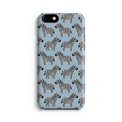 Zebra: Volledig geprint iPhone SE 2020 Hoesje
