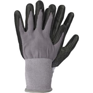 Tuinwerkhandschoenen/werkhandschoenen grijs/zwart XL  -