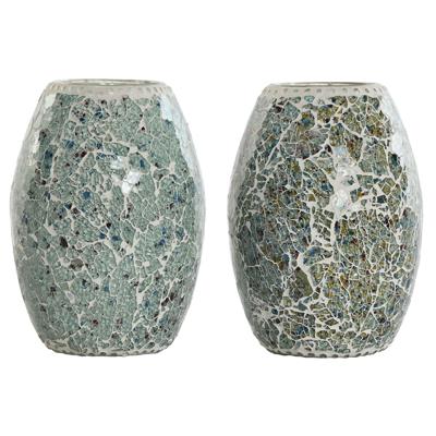 Bureaulamp Home ESPRIT Groen Hemelsblauw 25 W 220 V (2 Stuks) Bureaulamp Home ESPRIT Groen Hemelsblauw 25 W 220 V (2 Stuks)