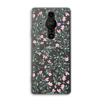 Sierlijke bloemen: Sony Xperia Pro-I Transparant Hoesje
