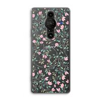 Sierlijke bloemen: Sony Xperia Pro-I Transparant Hoesje