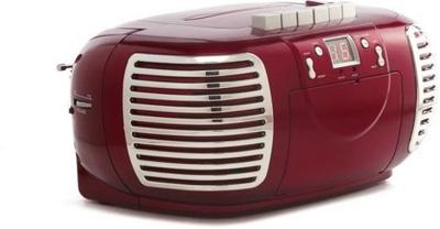 GPO Trendy CD Boombox Met Cassette Rood GPO Trendy CD Boombox Met Cassette Rood