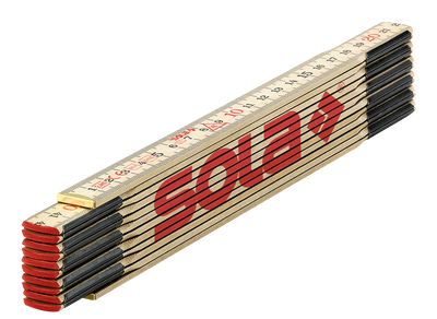 SOLA Vouwduimstok H2.4/12 hout 2.4m - 53010801