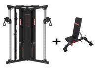 PTessentials Combo Deal - PRO Functional Trainer incl. adjustable bench - 2 x 90 kg stack