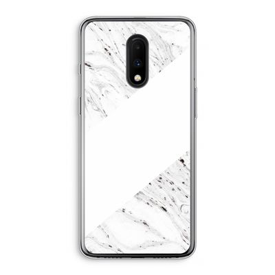 Biggest stripe: OnePlus 7 Transparant Hoesje