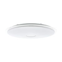 EGLO Lanciano Plafondlamp - LED - Ø 86 cm - Wit/Zilver - Dimbaar