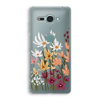 Painted wildflowers: Sony Xperia XZ2 Compact Transparant Hoesje