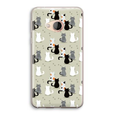 Katten: HTC U Play Transparant Hoesje