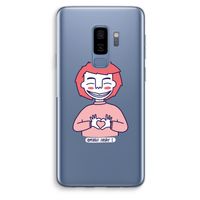 Hartje: Samsung Galaxy S9 Plus Transparant Hoesje