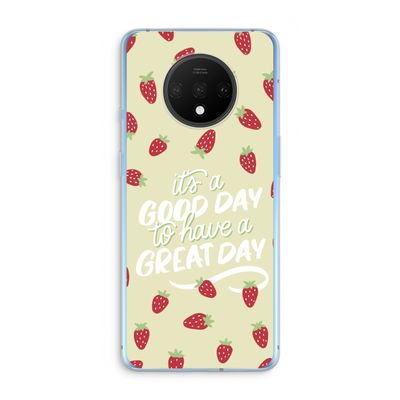 Don't forget to have a great day: OnePlus 7T Transparant Hoesje