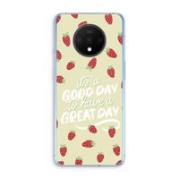 Don't forget to have a great day: OnePlus 7T Transparant Hoesje