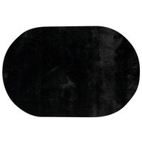Vloerkleed Vernissage zwart 130x190 ovaal - thumbnail