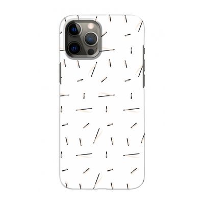 Hipster stripes: Volledig geprint iPhone 12 Hoesje