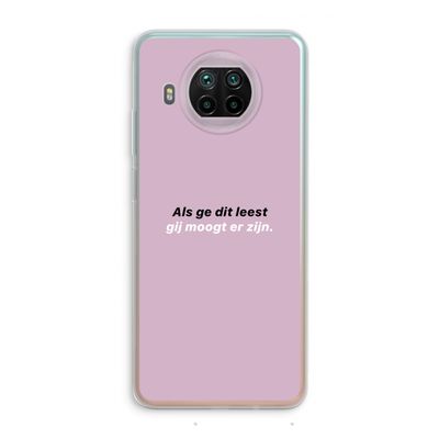 gij moogt er zijn: Xiaomi Mi 10T Lite 5G Transparant Hoesje
